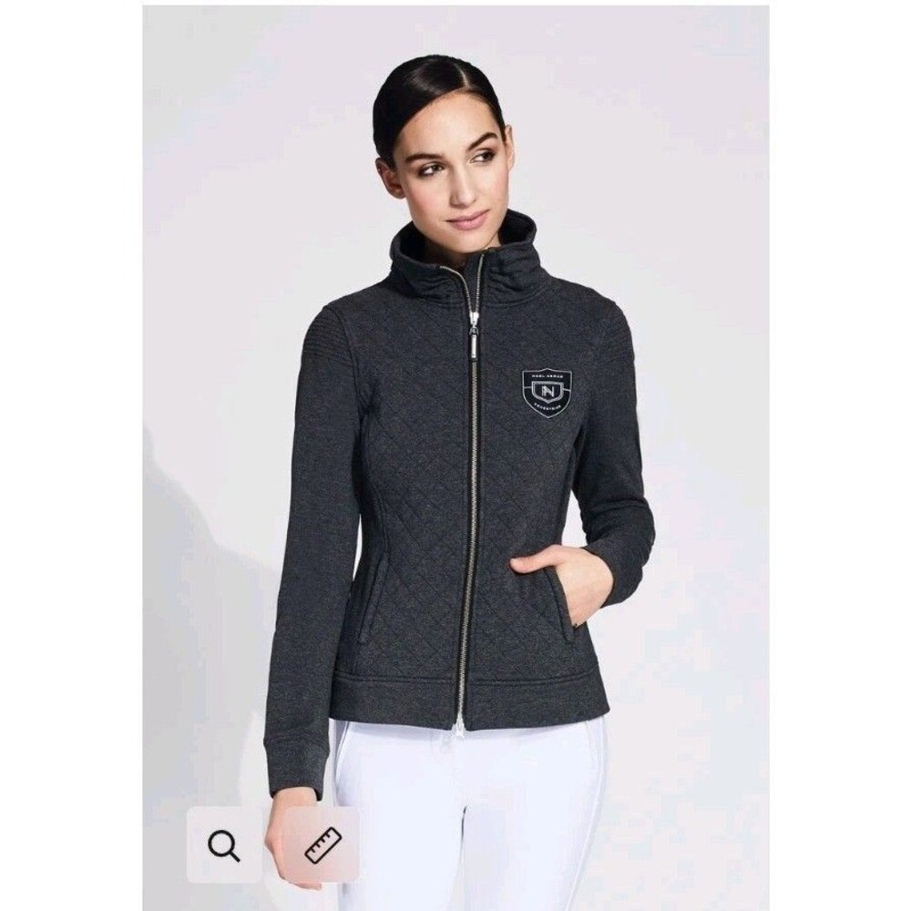 Asmar Equestrian Noel Asmar Womens Sz M Hayden Quilted Bamboo Jacket Horse Rider